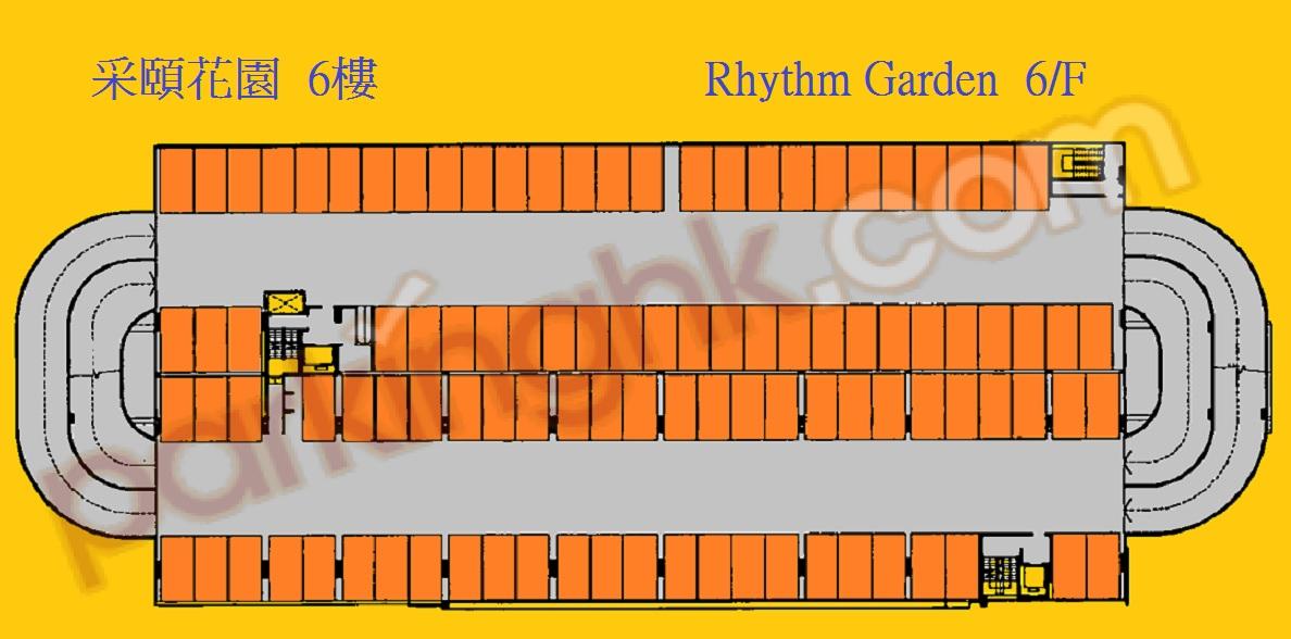  新蒲崗車位 彩虹道 采頤花園 平面圖 香港車位.com ParkingHK.com