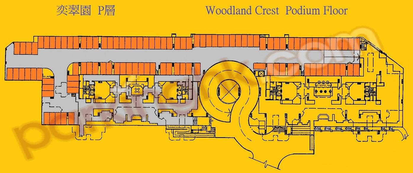  Sheung Shui Carpark  Tin Ping Road  Woodland Crest  Floor plan 香港車位.com ParkingHK.com