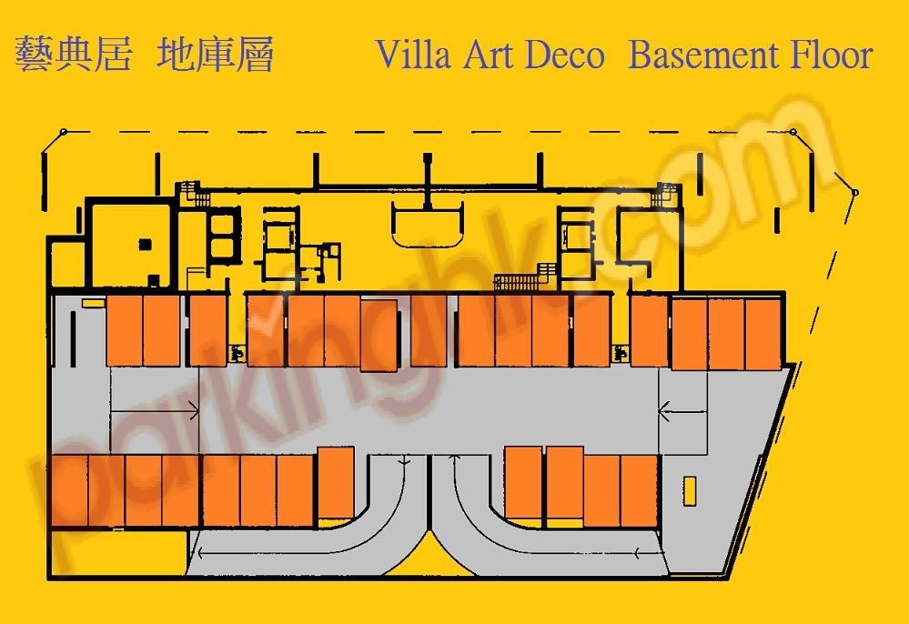  元朗車位 公園南路 藝典居 平面圖 香港車位.com ParkingHK.com