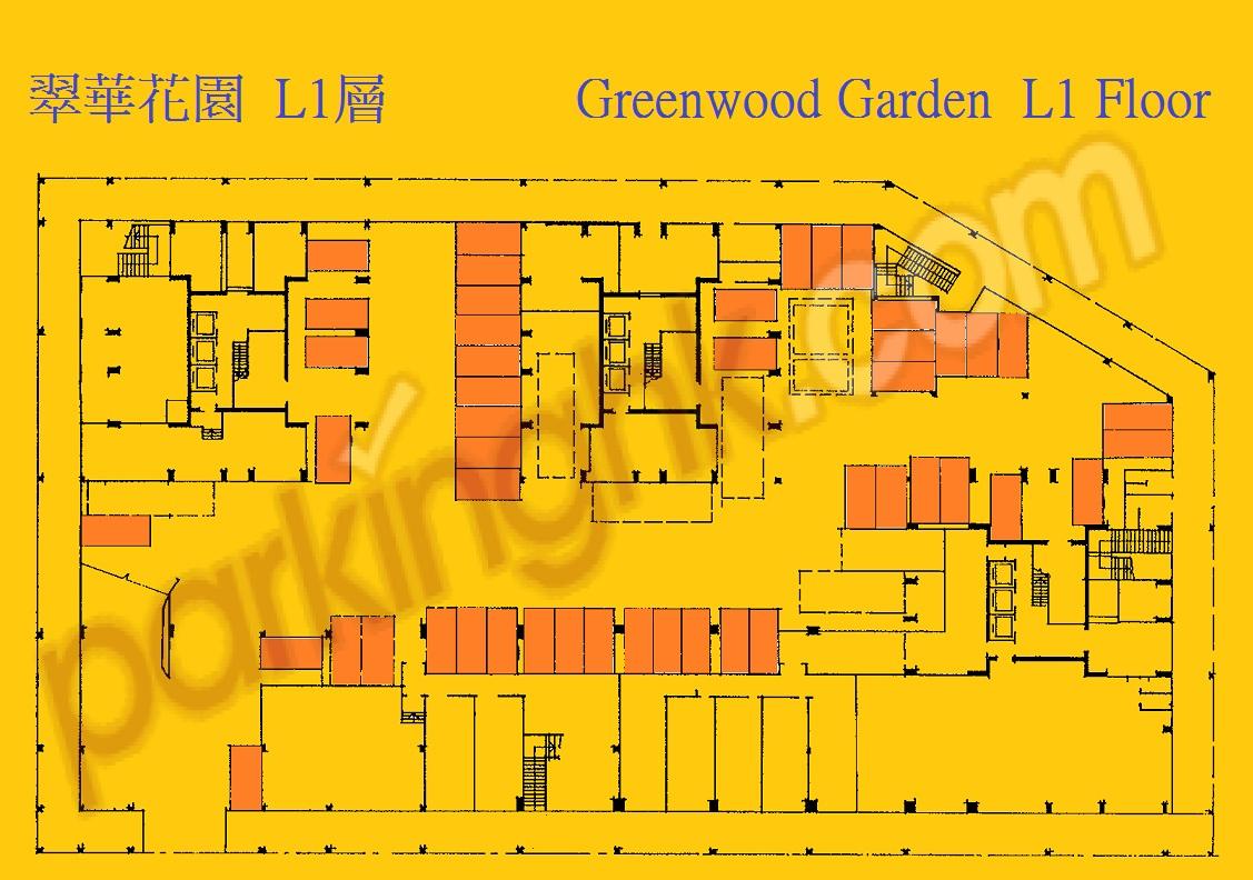  Sha Tin Carpark  Sha Kok Street  Greenwood Garden  Floor plan 香港車位.com ParkingHK.com
