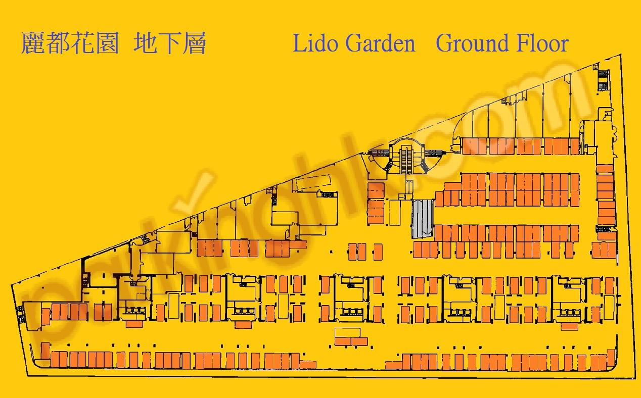  Sham Cheng Carpark  Castle Peak Road - Sham Tseng  Lido Garden  Floor plan 香港車位.com ParkingHK.com