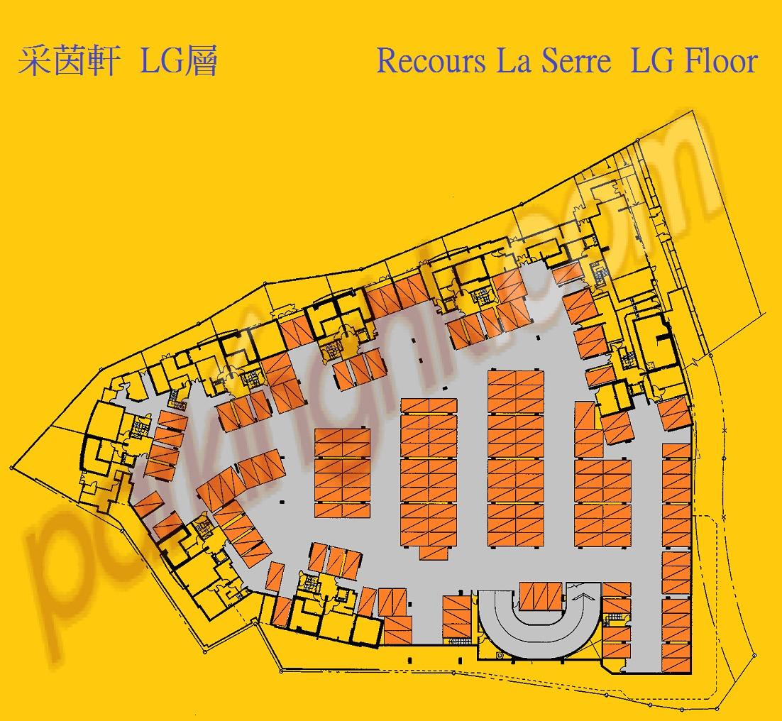  Yuen Long Carpark  Tong Yan San Tsuen Road  Recours La Serre  Floor plan 香港車位.com ParkingHK.com