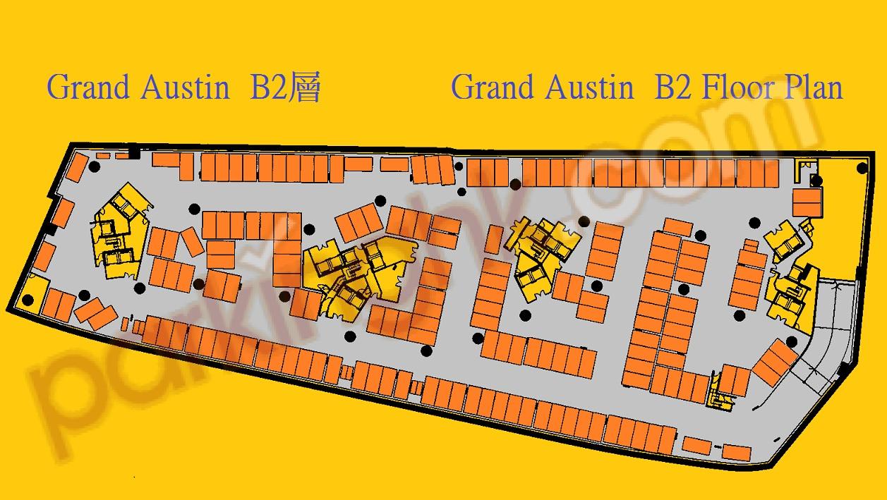  West Kowloon Carpark  Austin Road West  Grand Austin  Floor plan 香港車位.com ParkingHK.com