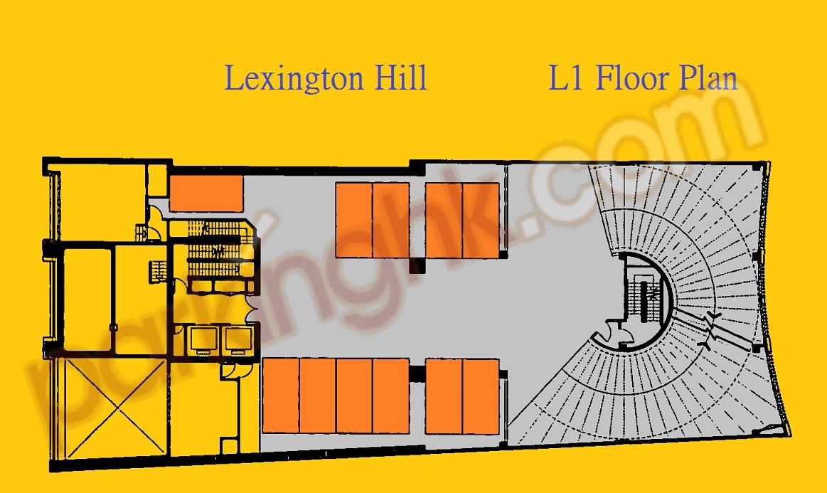  堅尼地城車位 石山街 Lexington Hill 平面圖 香港車位.com ParkingHK.com