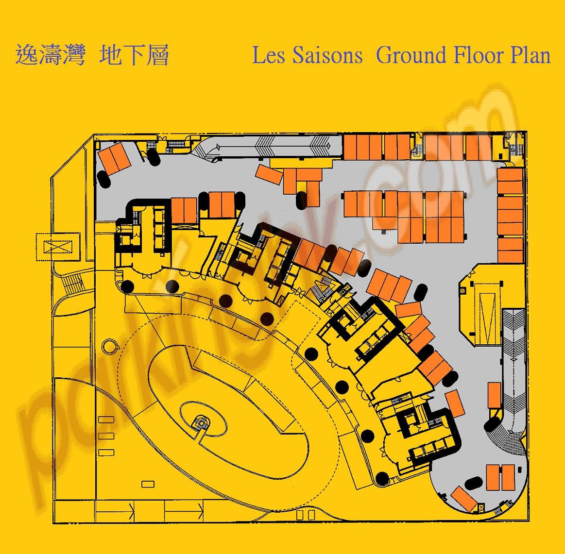  Sai Wan Ho Carpark  Tai On Street  Les Saisons  Floor plan 香港車位.com ParkingHK.com