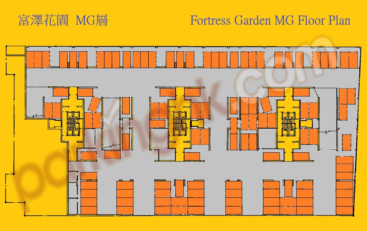  Fortress Hill Carpark  Fortress Hill Road  Fortress Garden  Floor plan 香港車位.com ParkingHK.com