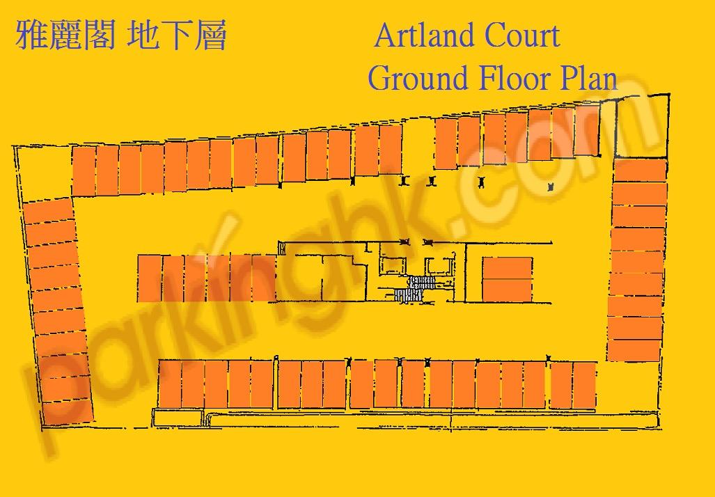  柴灣車位 柴灣道 雅麗閣 平面圖 香港車位.com ParkingHK.com