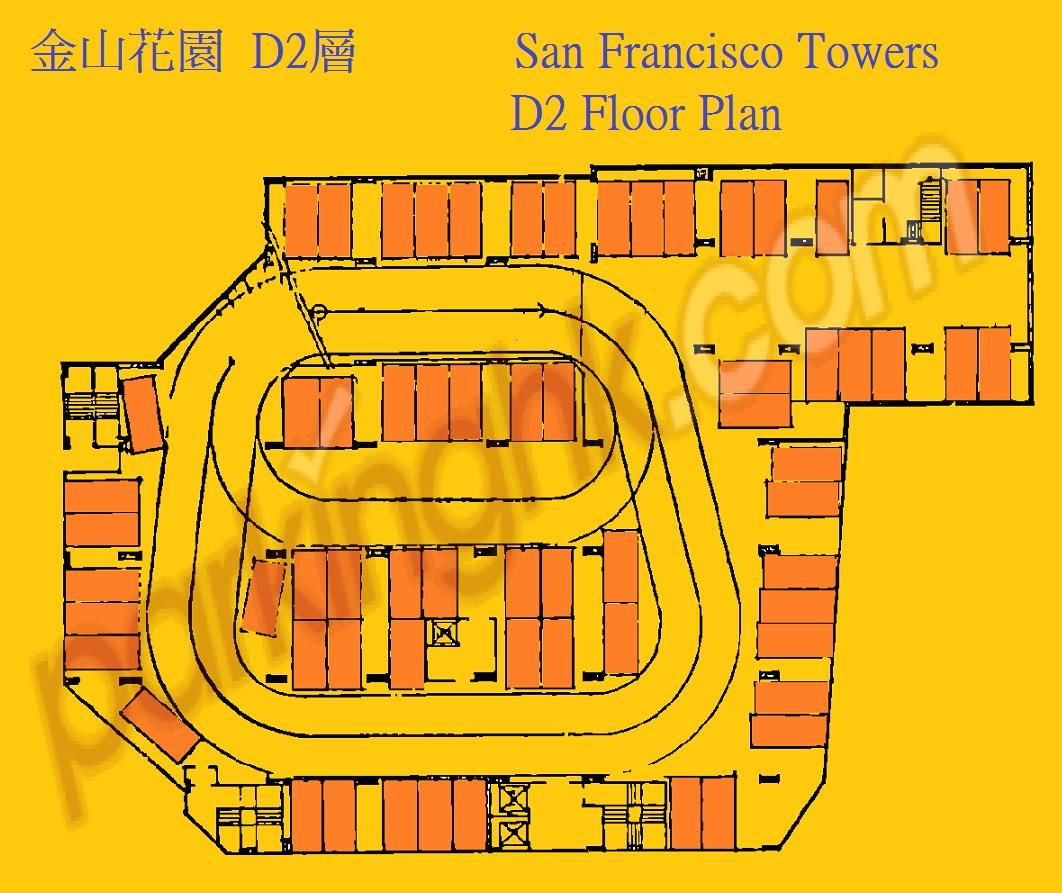  Happy Valley Carpark  Ventris Road  San Francisco Towers  Floor plan 香港車位.com ParkingHK.com