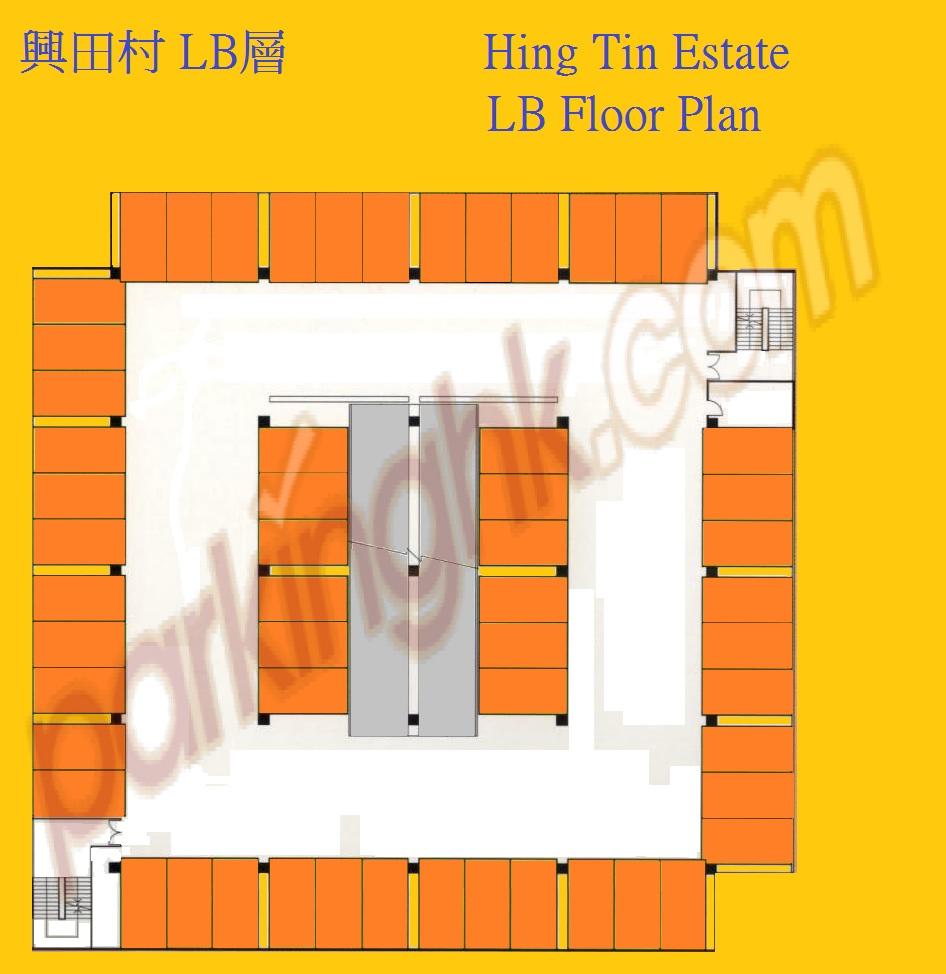  Lam Tin Carpark  Lin Tak Road  Hing Tin Estate  Floor plan 香港車位.com ParkingHK.com