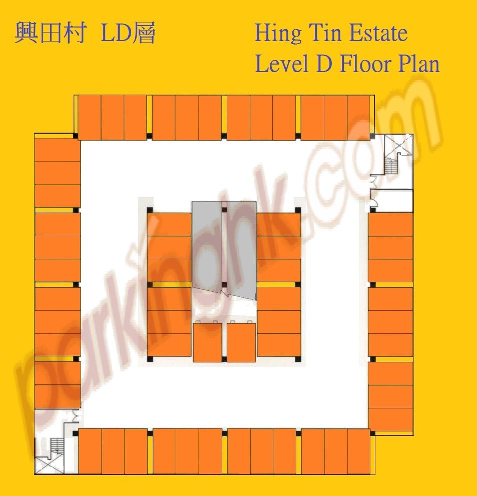  Lam Tin Carpark  Lin Tak Road  Hing Tin Estate  Floor plan 香港車位.com ParkingHK.com