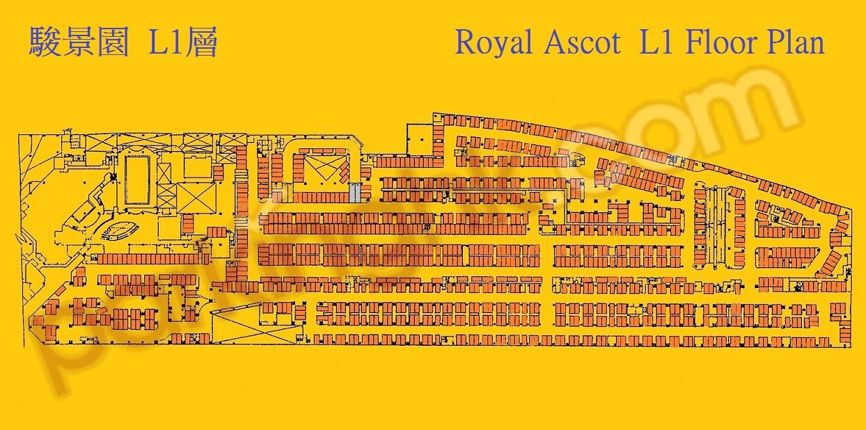  Fo Tan Carpark  Tsun King Road  Royal Ascot  Floor plan 香港車位.com ParkingHK.com