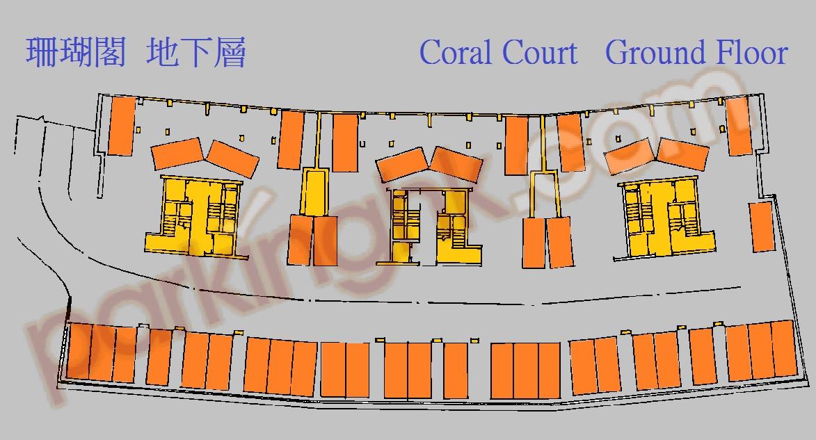  North Point Carpark  Tin Hau Temple Road  Coral Court  Floor plan 香港車位.com ParkingHK.com