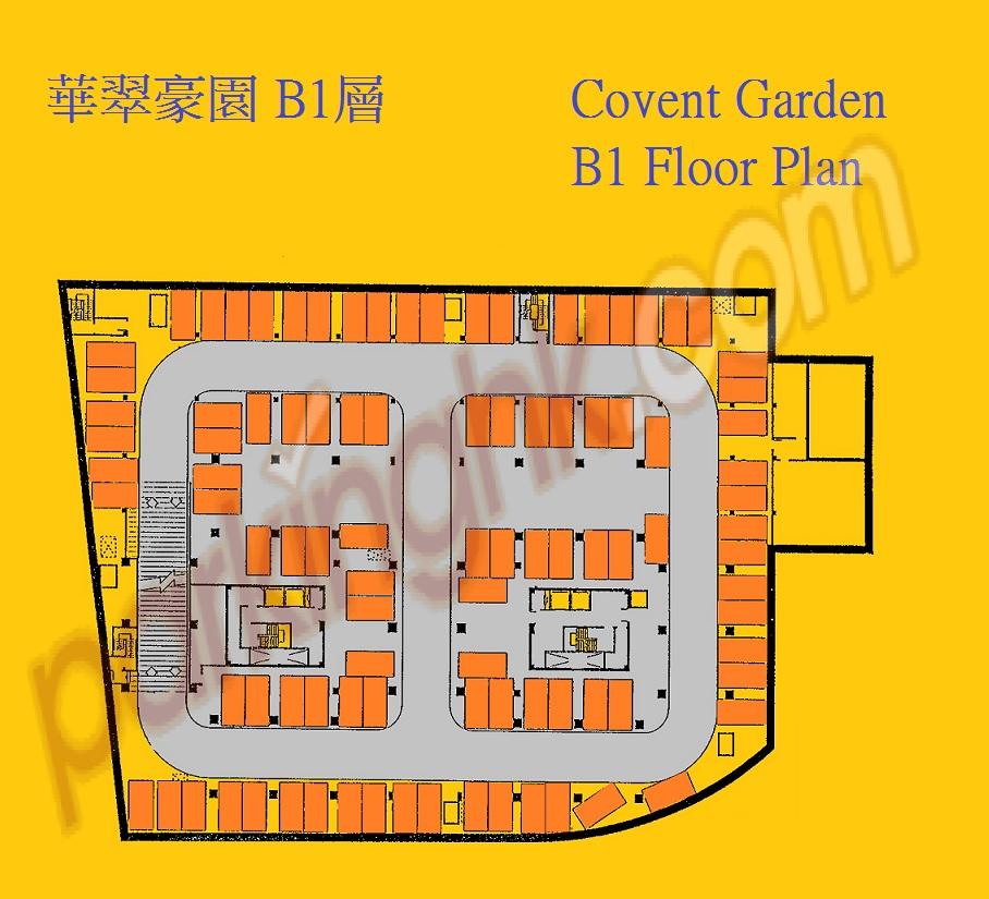  Yuen Long Carpark  Ma Tin Road  Covent Garden  Floor plan 香港車位.com ParkingHK.com