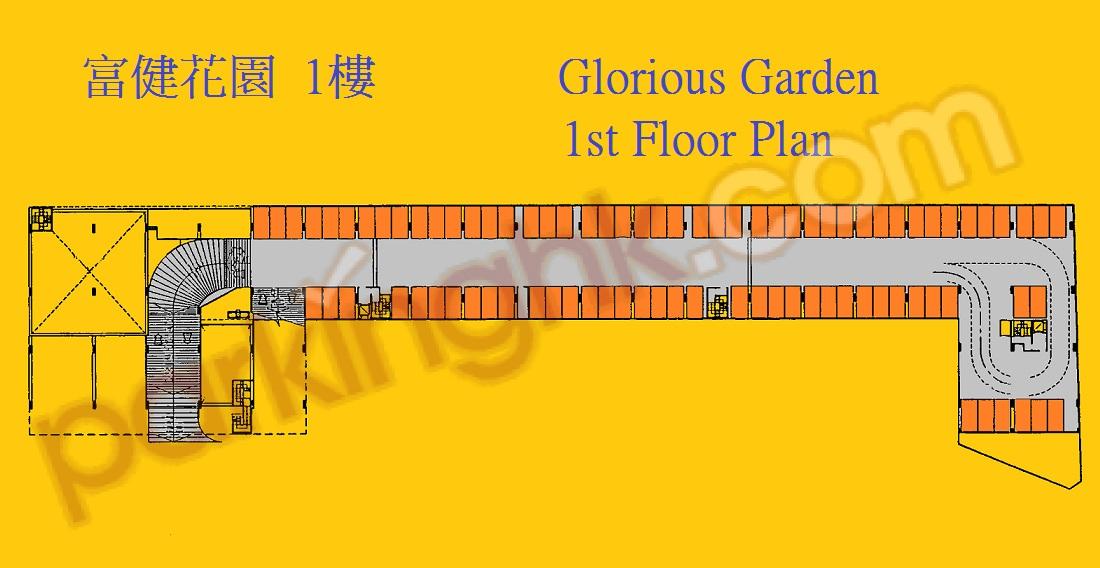  屯門車位 龍門路 富健花園 平面圖 香港車位.com ParkingHK.com