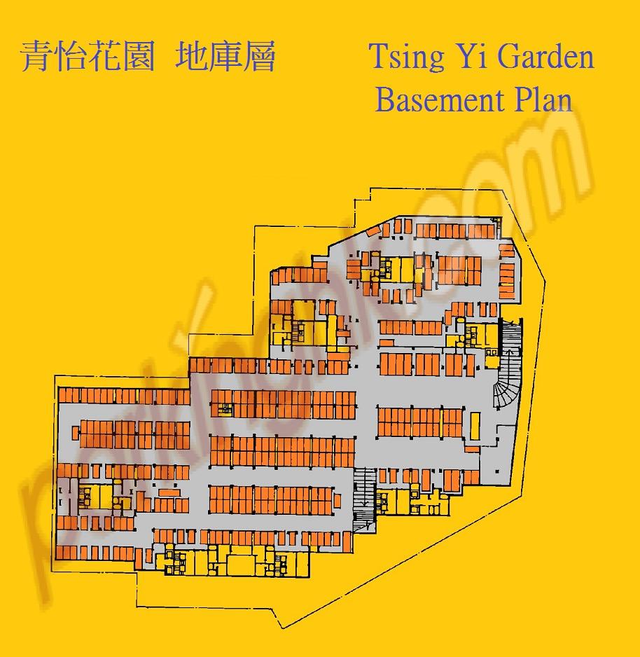  青衣車位 青綠街 青怡花園 平面圖 香港車位.com ParkingHK.com