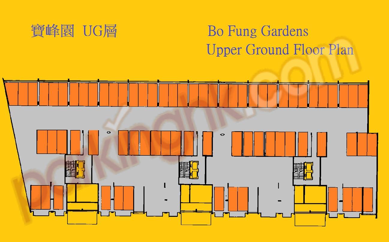  鰂魚涌車位 英皇道 寶峰園 平面圖 香港車位.com ParkingHK.com