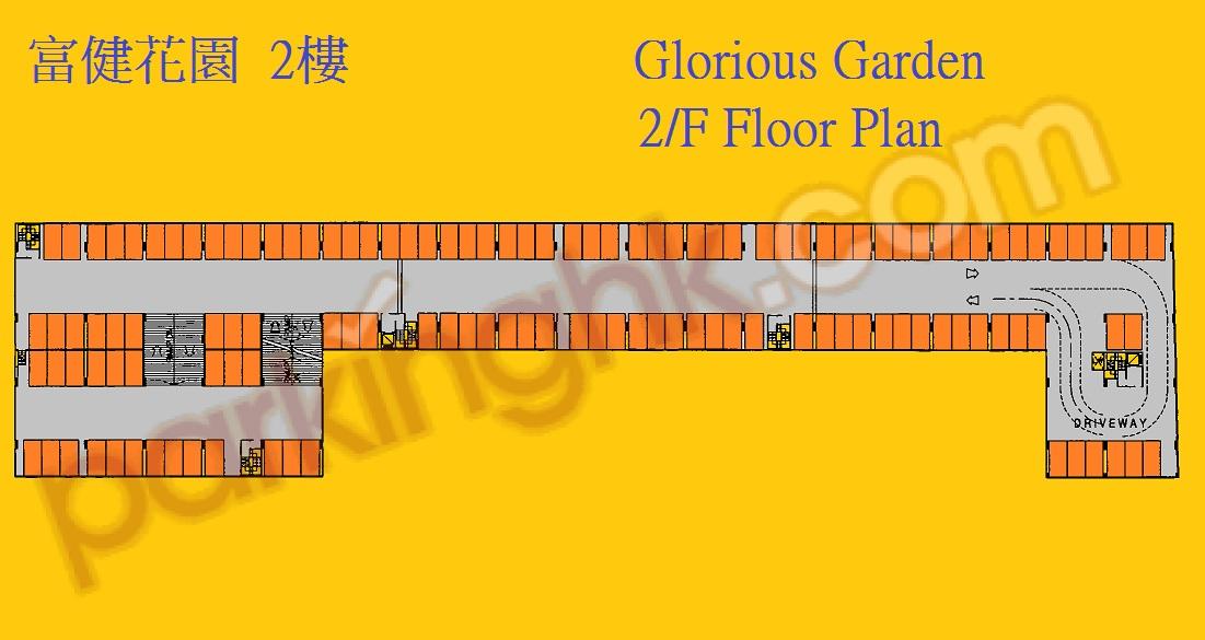  Tuen Mun Carpark  Lung Mun Road  Glorious Garden  Floor plan 香港車位.com ParkingHK.com