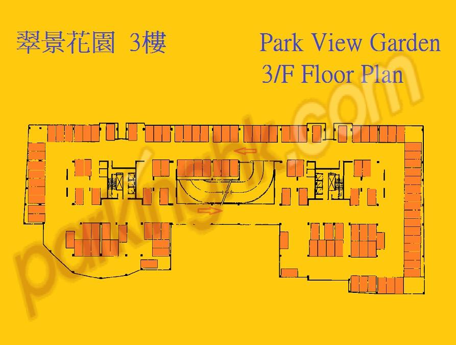  Tai Wai Carpark  Pik Tin Street  Park View Garden  Floor plan 香港車位.com ParkingHK.com