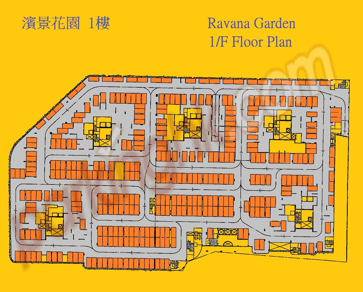  沙田車位 安景街 濱景花園 平面圖 香港車位.com ParkingHK.com