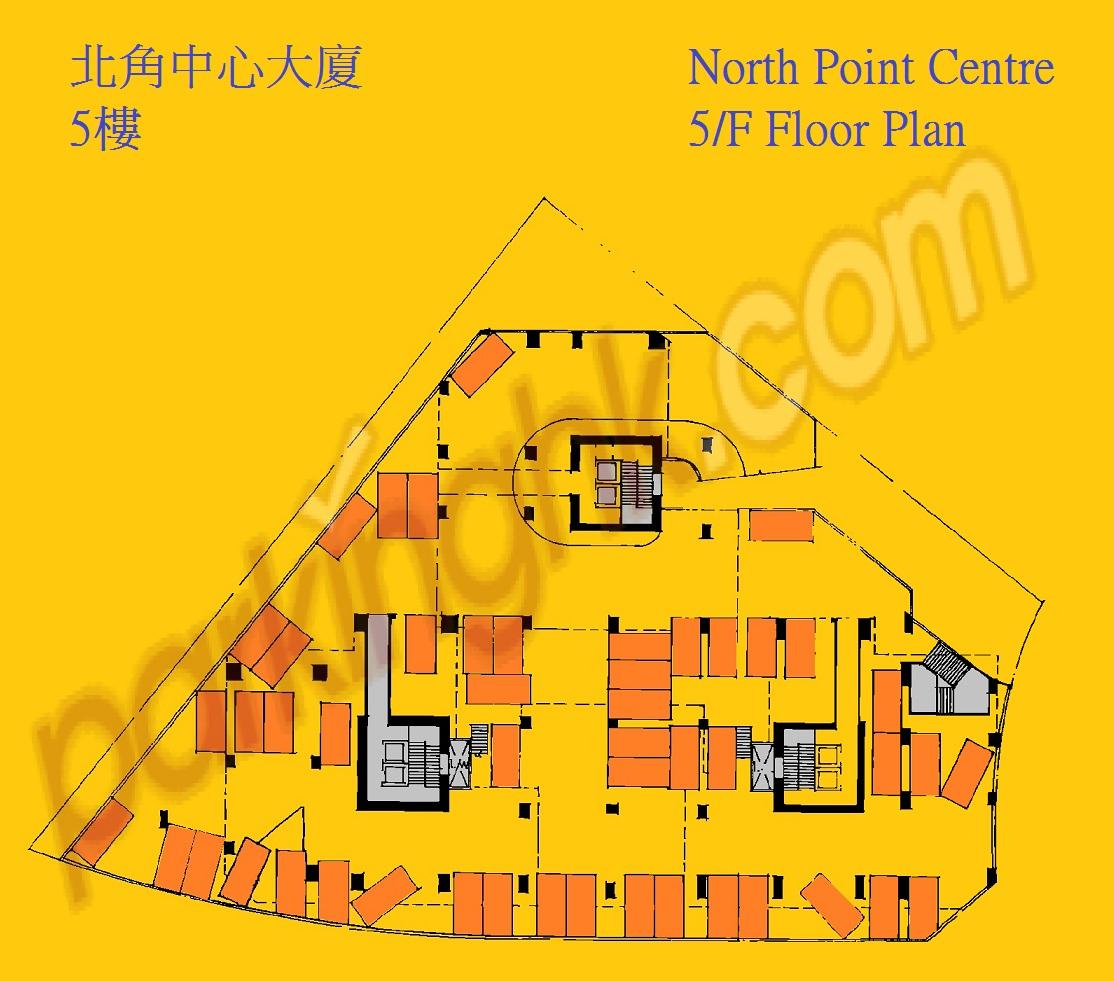  North Point Carpark  King's Road  North Point Centre  Floor plan 香港車位.com ParkingHK.com