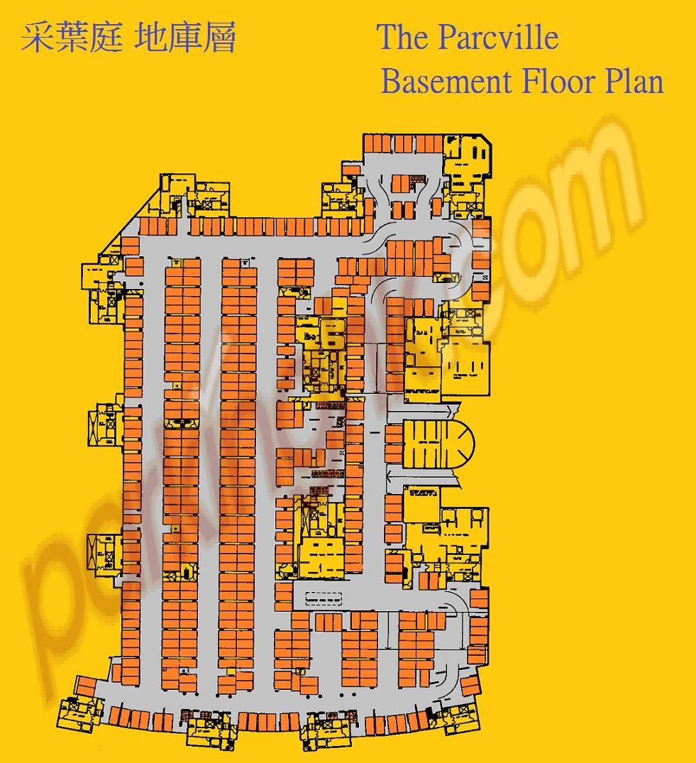  Yuen Long Carpark  Yuen Long Kau Hui Road  The Parcville  Floor plan 香港車位.com ParkingHK.com