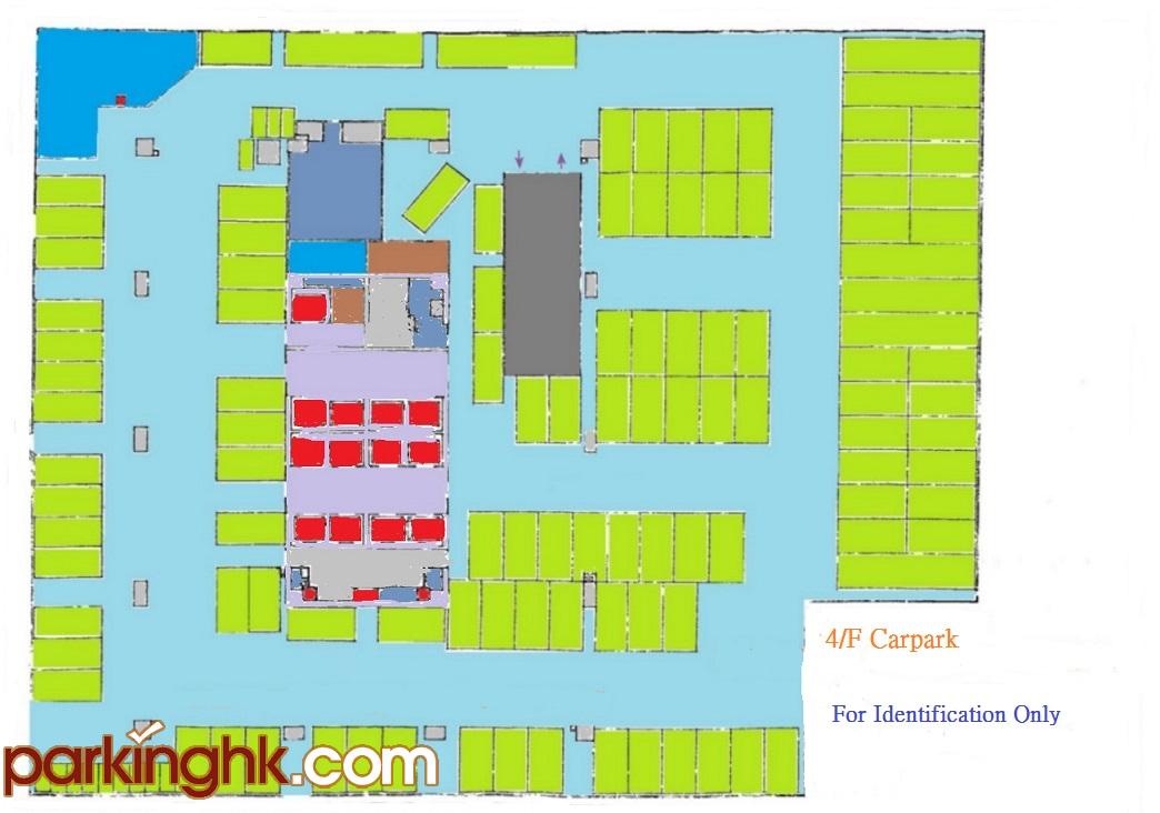  中環車位 夏慤道 美國銀行中心 平面圖 香港車位.com ParkingHK.com