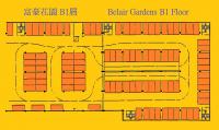  Sha Tin Carpark  Tai Chung Kiu Road  Belair Gardens  Floor plan 香港車位.com ParkingHK.com