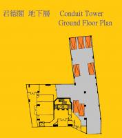  Mid-Levels Carpark  Conduit Road  Conduit Tower  Floor plan 香港車位.com ParkingHK.com